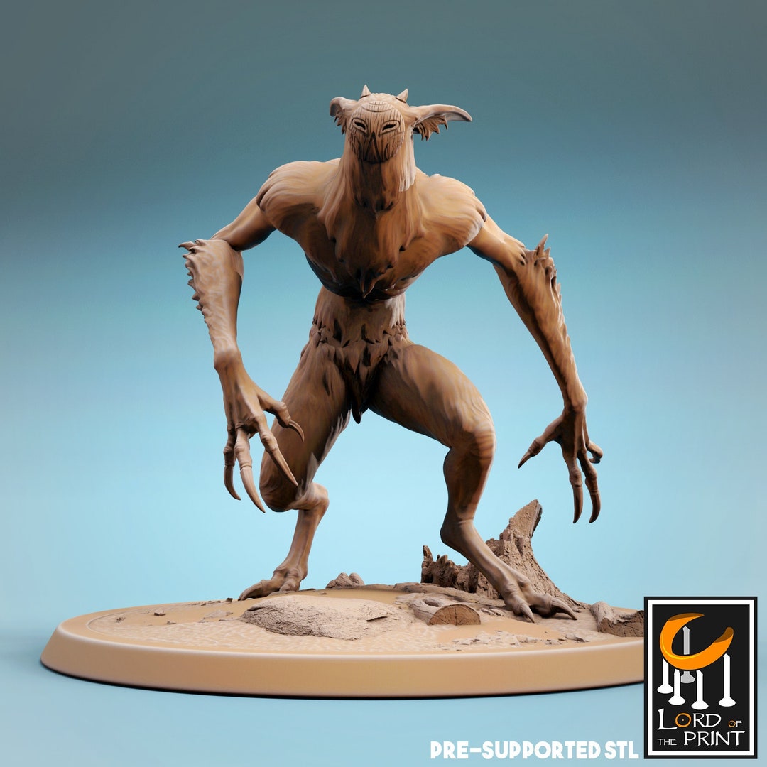 Howler 8K Dnd Miniature Pathfinder Tabletop Lord of Etsy