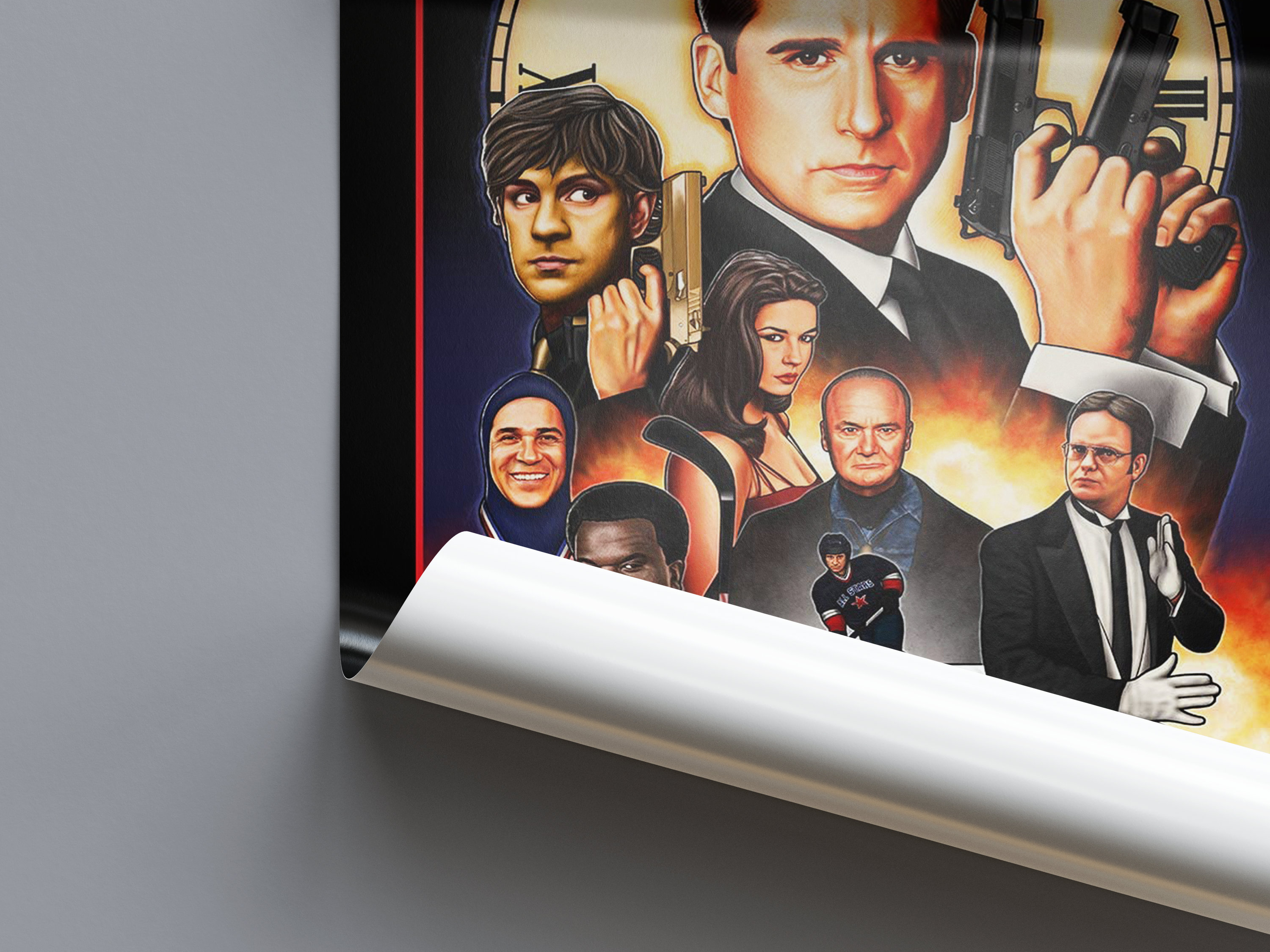 The Office - Threat Level Midnight Poster, Michael Scott, Dwight