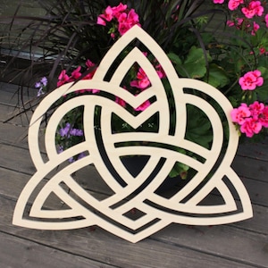 Celtic Heart Knot Wall Decor: Irish Home Decor, Endless Love Symbol