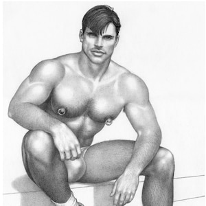 Vintage Tom of Finland zeichnete 14 hochwertige Fotos