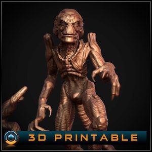 Pumpkinhead STL, 3D Printable pumpkin head statue