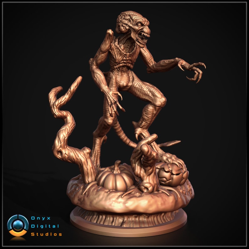 Pumpkinhead STL, 3D Printable Pumpkin Head Statue Etsy
