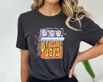 Sardine Can Beastie Boys T-shirt: 90s Hip Hop Rock Band Tee - Etsy