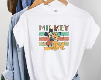 Disney Family Shirt, Mickey and Friends Tee, Retro Theme