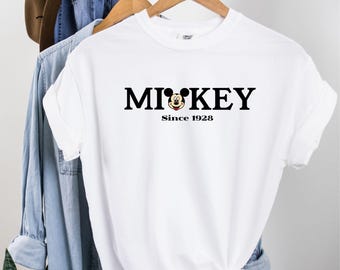 Vintage Mickey Mouse Shirt, Since 1928, Comfort Colors