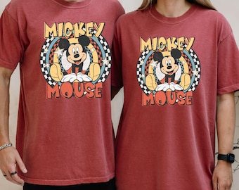 Retro Mickey Mouse Shirt, Disney Family Tee