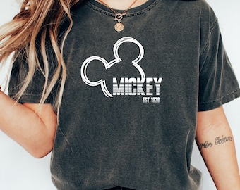 Vintage Mickey Mouse Comfort Colors Shirt: Since 1928
