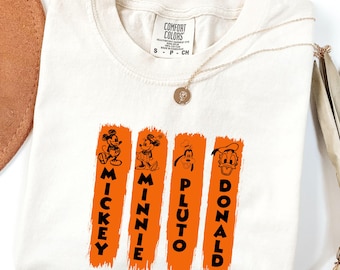 Disney Family Vacation Shirt, Mickey and Friends Comfort Colors Tee