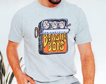Sardine Can Beastie Boys T-shirt: 90s Hip Hop Rock Band Tee - Etsy