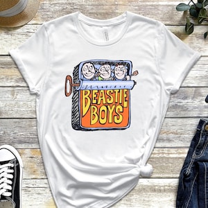 Sardine Can Beastie Boys T-Shirt: 90s Hip Hop Rock Band Tee