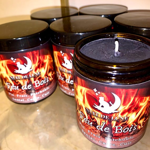 Luxuriöse, handgefertigte Duftkerze Noel FEU DE Frische