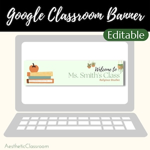 Minecraft style Google classroom header Template