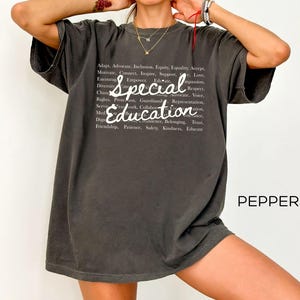 Comfort Colors® Special Education Shirt SPED Teacher Team Gift New Teacher Gift Back To School Neurodiversity Shirt Autism Awareness Shirt