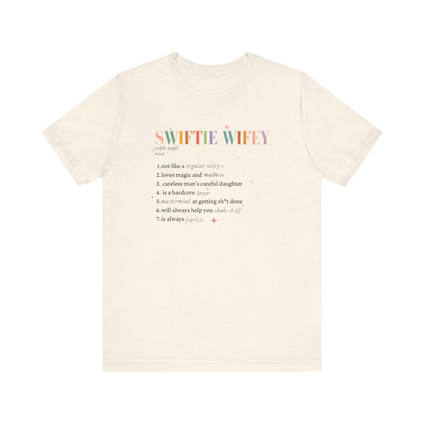 Swiftie Wifey gift Gift for wife Gift for her Swiftie Mom Shirt Swiftie gift Shirt Mom Birthday gift Taylor Concert Shirt Mothers day shirt