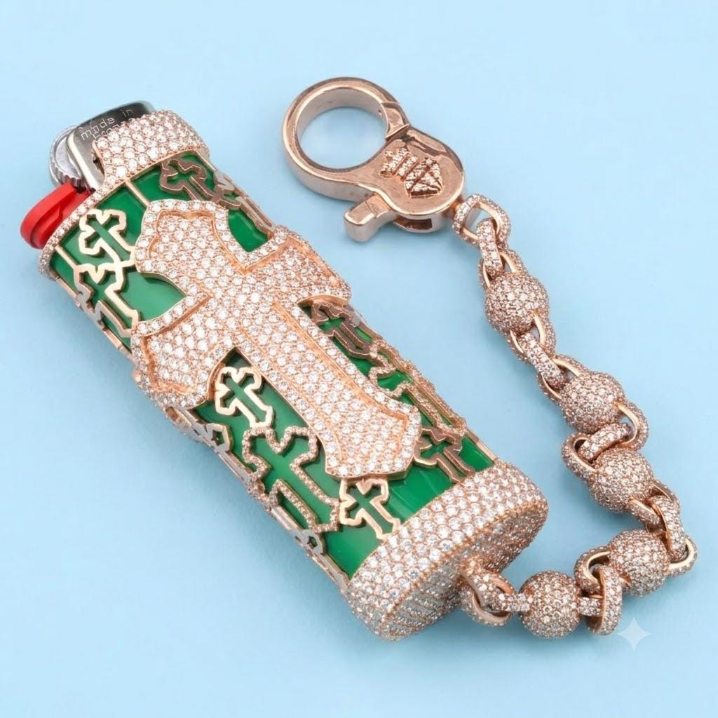 925 Silver Bic Holder - Etsy