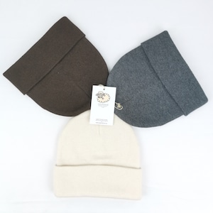 100% Merino Wool Beanie Trio Bundle Off-W Grey Chocolate | Unisex Beanie | Gender Neutral Wool Hat | Merino Wool Toque | Knitted Wool Beanie
