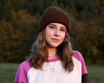 Handknitted 100% Wool Beanie | Sustainable Wool Beanie | Women Wool Beanie |  Wool Toque | Handmade Beanie | Alaska Collection | Gift