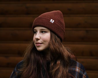 100% Extra-Fine Merino Wool Beanie | Scandinavian Wool Beanie | Unisex Wool Beanie | Merino Wool Toque | Rib Knit Beanie | 6 Colors