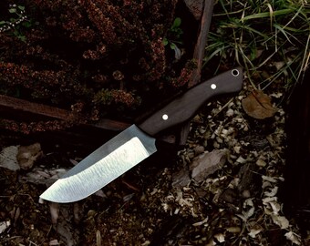 Bushcraft Wenge cuchillo hecho a mano fabricación de cuchillos