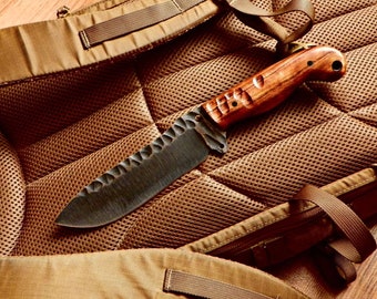 Bushcraft Amazoque Handmade knife knifemaking