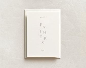 Minimalist Father's Day Card | Happy Father's Day Card