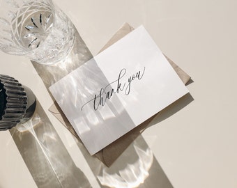 PRINTED Thank You Cards | Wedding Thank Yous | Wedding Stationery | Luxury Thank You Notes | Engagement Thank You | Note Cards