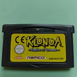 Klonoa Empire Of Dreams Carte de jeu vidéo Nintendo GBA SP 32 bits