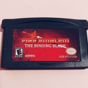 Fire Emblem The Binding Blade Video Game Card Nintendo GBA SP Nds Ndsl Gbm Console