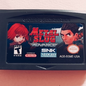 Carte de jeu vidéo Metal Slug Advance pour console Nintendo GBA SP 32 bits