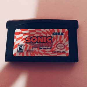 Sonic Genesis-videogame Nintendo Gameboy Advance GBA SP