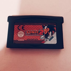 ソニックアドバンス2 ビデオゲームカートリッジ ニンテンドーGBA SP NDS