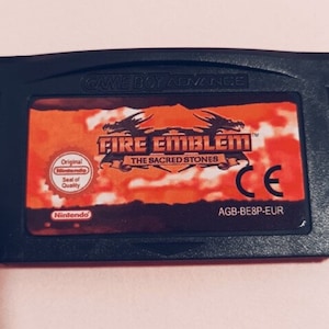 Fire Emblem Sacred Stones Video Game Nintendo Gameboy GBA SP