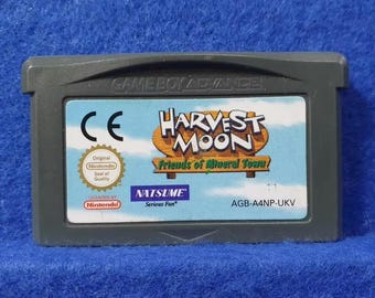 Harvest Moon More Friends Video Game Cartridge Nintendo GBA SP NDS