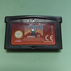 Doom 1 Carte de jeu vidéo Nintendo GBA SP Nds Ndsl Gbm Console 32 bits