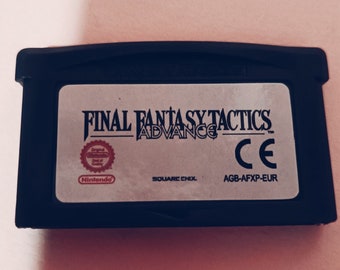 Final Fantasy Tactics Advance Video Game Card Nintendo GBA SP Nds Ndsl Gbm Console 32 Bit