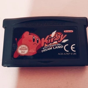Kirby Nightmare Video Game Card Nintendo GBA SP 32 Bit Konsole