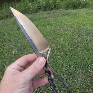 Blacksmiths knife (holow-grind)