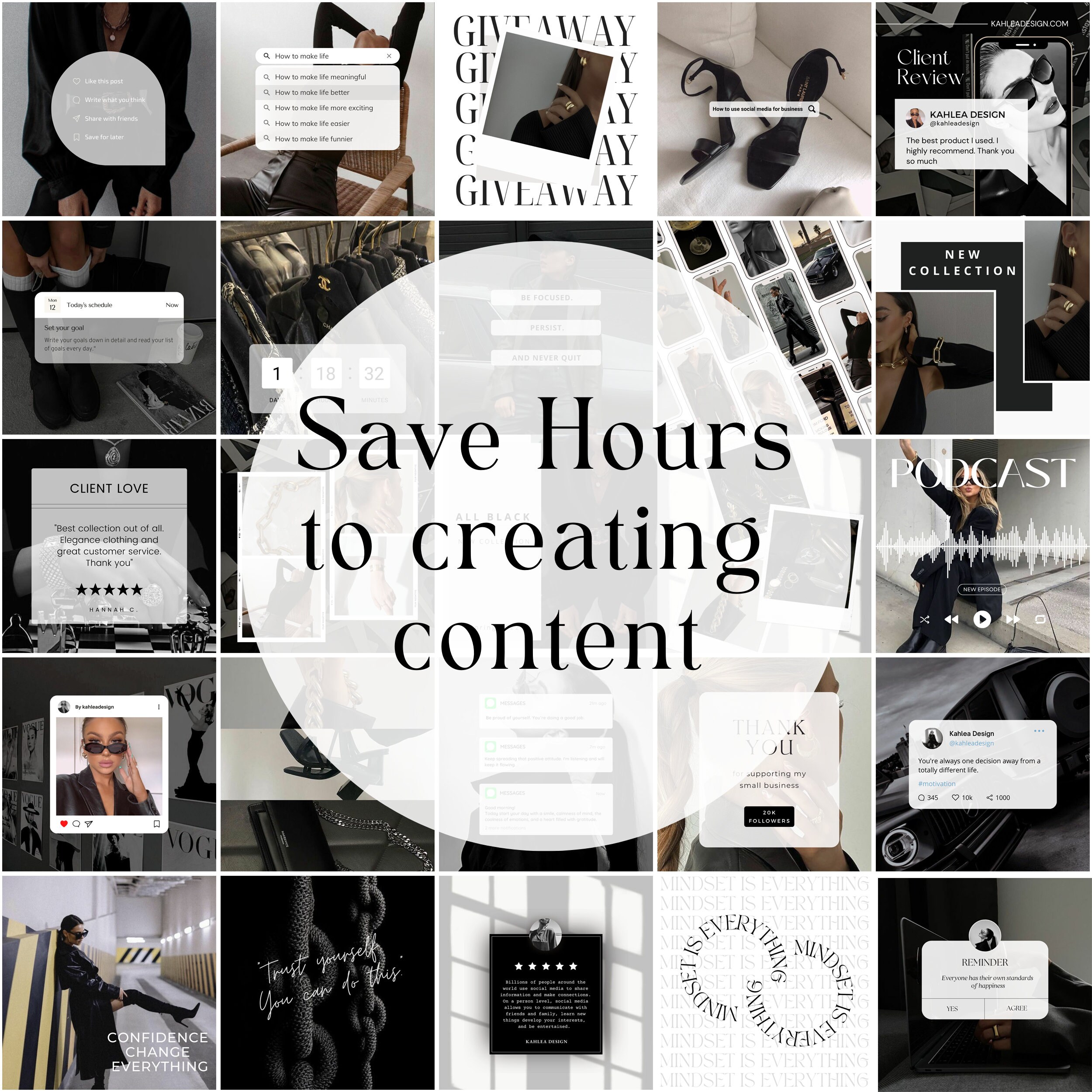50 Instagram Post Templates | Instagram Canva Templatei IG Engaging ...