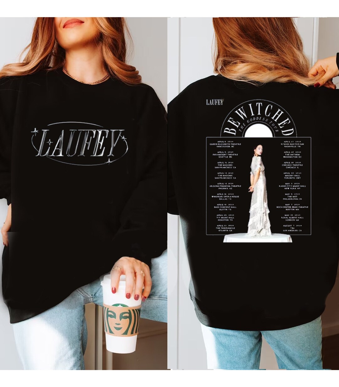 Laufey the Bewitched Tour 2024 Shirt, Laufey Merch Shirt, Laufey Fan