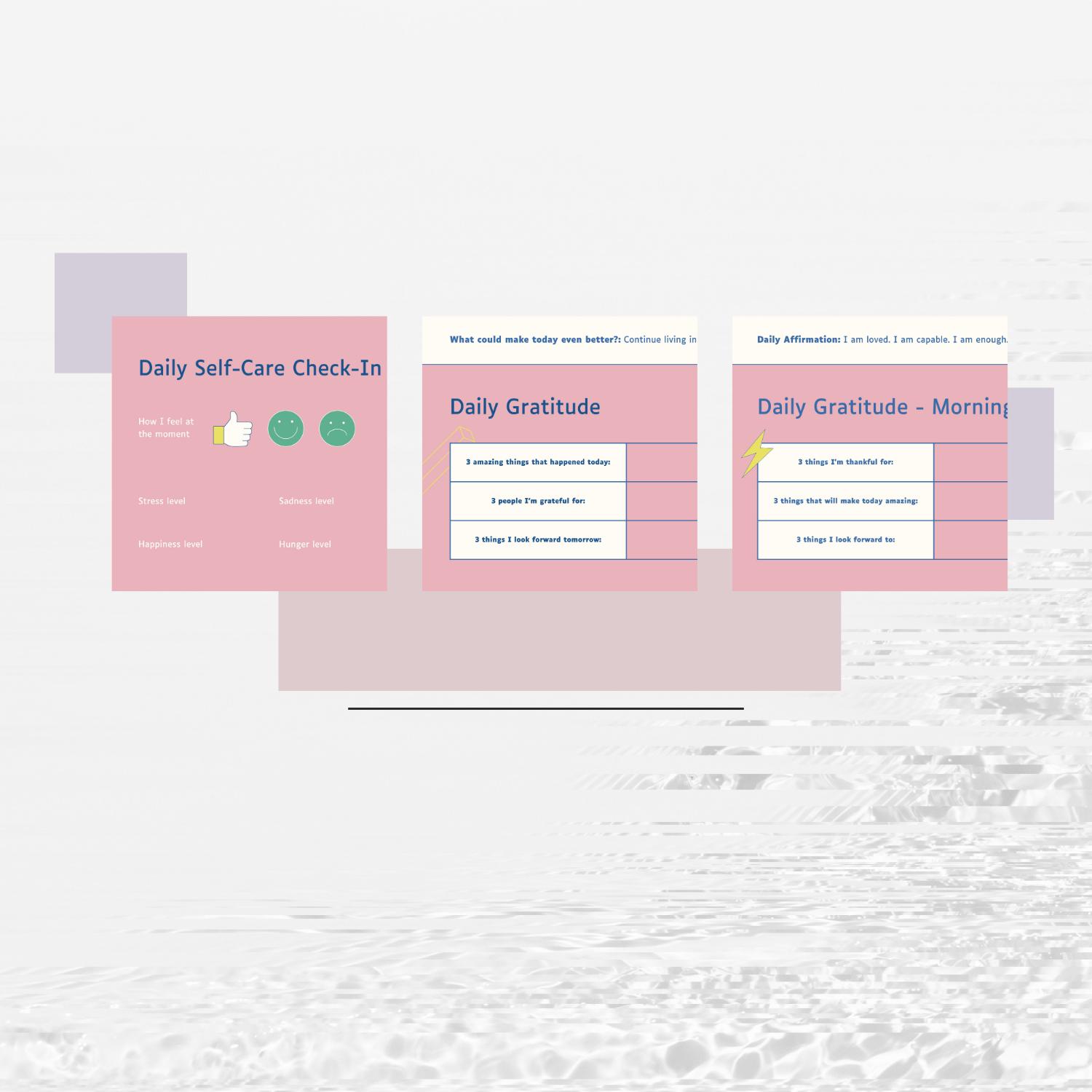 Printable Self-Care Planner | 11-Page Daily, Weekly & Monthly Wellness Journal | Mental Health Tracker PDF | Instant Download