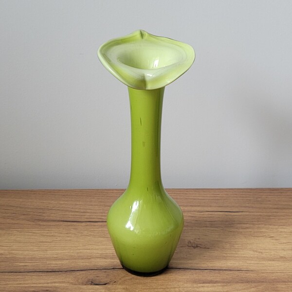 Vintage Green Vase Etsy
