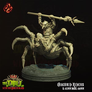 Goblin Spider Riders || Extra Durable 3D Resin Print