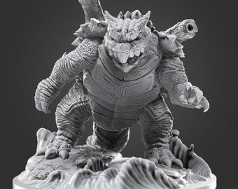 Squirtle - Wartortle - Blatstoise || Kaijumon Turtle Evolutions || Extra Durable 3D Resin Print