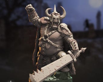 Kigarth, Half Ogre Captain || Extra Durable 3D Resin Print