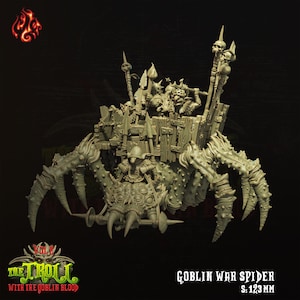 Goblin-oorlogsspin|| Extra duurzame 3D-harsprint