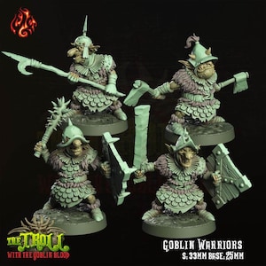 Goblin-krijgers || Extra duurzame 3D-harsprint