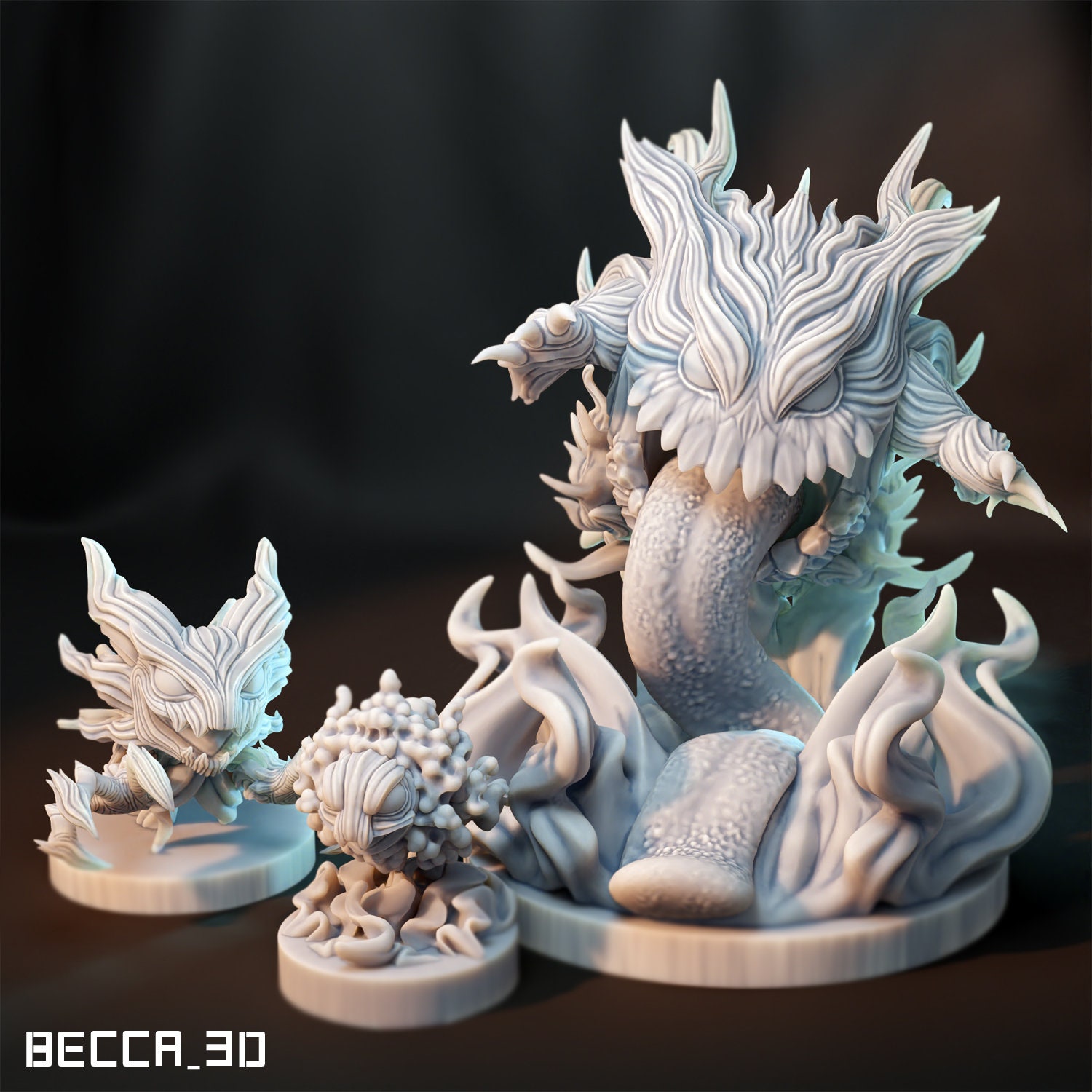 Gastly - Haunter -Gengar|| Ghost KaijuMon|| || Extra Durable 3D Resin Print