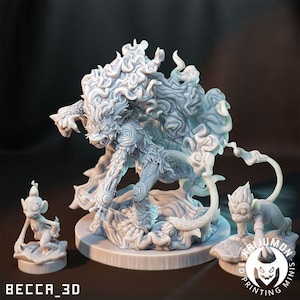 Chimchar - Monferno - Infernape || Fire Monkey Kaijumon|| Extra Durable 3D Resin Print