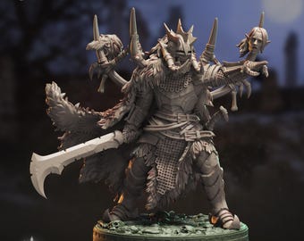 Gothmog the Cruel, Orc Warlord || Extra Durable 3D Resin Print
