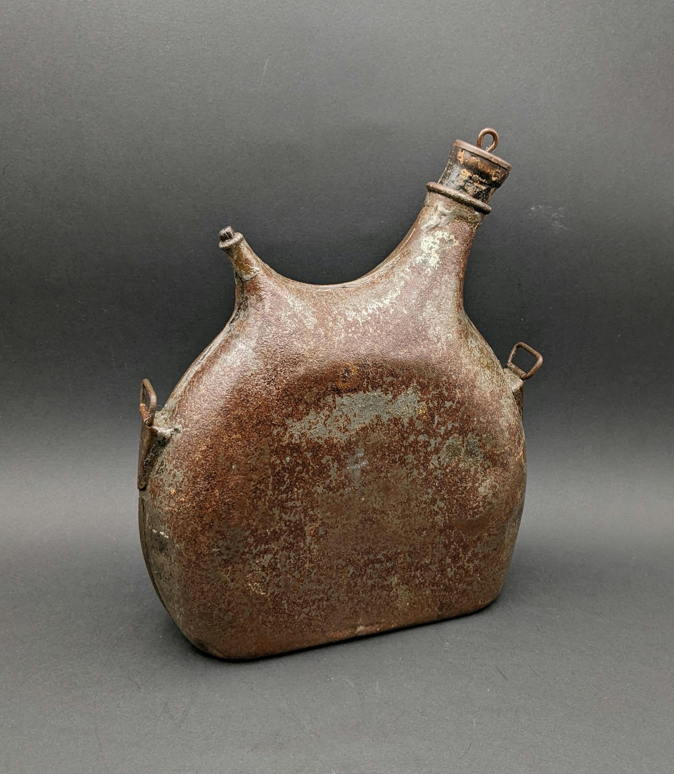 第一次世界大戦のフランス軍水筒、本物のフランス歩兵用水筒、収集価値